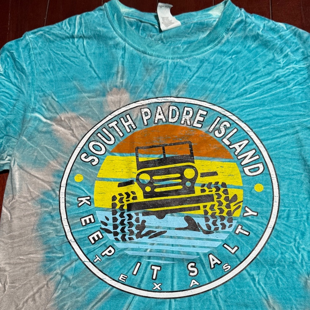 South Padre Island Kids Tie-Dye T-Shirt - Blue